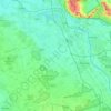 Mappa topografica Land van Cuijk, altitudine, rilievo