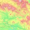Mappa topografica Simbu, altitudine, rilievo