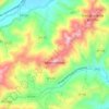 Mappa topografica Montedinove, altitudine, rilievo