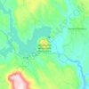 Mappa topografica Monteleone Rocca Doria, altitudine, rilievo