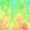Mappa topografica Saint-André-sur-Vieux-Jonc, altitudine, rilievo