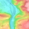 Mappa topografica Houx, altitudine, rilievo