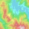 Mappa topografica Colle di Tora, altitudine, rilievo