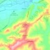 Mappa topografica Piagge, altitudine, rilievo