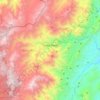 Mappa topografica Santa María, altitudine, rilievo