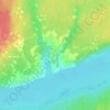 Mappa topografica Пидьма, altitudine, rilievo