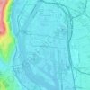 Mappa topografica Gerland, altitudine, rilievo