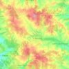 Mappa topografica Rouillac, altitudine, rilievo