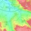 Mappa topografica Jouars-Pontchartrain, altitudine, rilievo