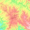 Mappa topografica Batatais, altitudine, rilievo