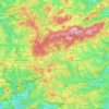 Mappa topografica 58540, altitudine, rilievo