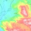 Mappa topografica Monteroduni, altitudine, rilievo