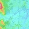 Mappa topografica Ashgrove, altitudine, rilievo