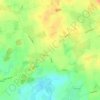 Mappa topografica Kiesby, altitudine, rilievo