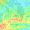 Mappa topografica Terrenos del Lote 24 "Cazones, Migueles, Caristay, Aguacate y Sombrerete", altitudine, rilievo