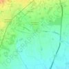 Mappa topografica Povegliano Veronese, altitudine, rilievo