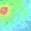 Mappa topografica Tayabas, altitudine, rilievo