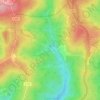 Mappa topografica Von der Heydt, altitudine, rilievo