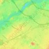 Mappa topografica Cartierville, altitudine, rilievo