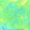 Mappa topografica Duck Lake, altitudine, rilievo