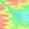 Mappa topografica Clingen, altitudine, rilievo