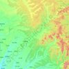 Mappa topografica 绥棱县, altitudine, rilievo