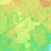 Mappa topografica Borkheide, altitudine, rilievo