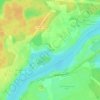 Mappa topografica Островки, altitudine, rilievo