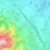 Mappa topografica Dinazzano, altitudine, rilievo