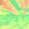 Mappa topografica Manacapuru, altitudine, rilievo