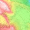 Mappa topografica Rocca di Cambio, altitudine, rilievo