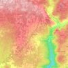 Mappa topografica Marzana, altitudine, rilievo