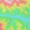 Mappa topografica Macra, altitudine, rilievo