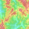 Mappa topografica Monteverdi Marittimo, altitudine, rilievo