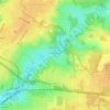 Mappa topografica Schönebeck, altitudine, rilievo