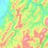 Mappa topografica Otanche, altitudine, rilievo