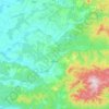 Mappa topografica Grad Pakrac, altitudine, rilievo