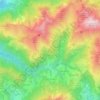 Mappa topografica Oltre il Colle, altitudine, rilievo