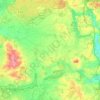 Mappa topografica 23845, altitudine, rilievo