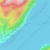 Mappa topografica Ghiffa, altitudine, rilievo