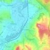 Mappa topografica Gensungen, altitudine, rilievo