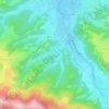 Mappa topografica Barry, altitudine, rilievo