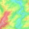 Mappa topografica Virginal-Samme, altitudine, rilievo
