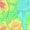 Mappa topografica 34134, altitudine, rilievo