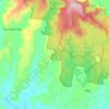 Mappa topografica Whian Whian, altitudine, rilievo