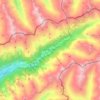 Mappa topografica Predoi, altitudine, rilievo
