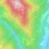Mappa topografica Germagno, altitudine, rilievo