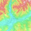 Mappa topografica Улан-Удэ, altitudine, rilievo