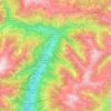 Mappa topografica San Leonardo in Passiria, altitudine, rilievo