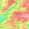 Mappa topografica Первомайский район, altitudine, rilievo